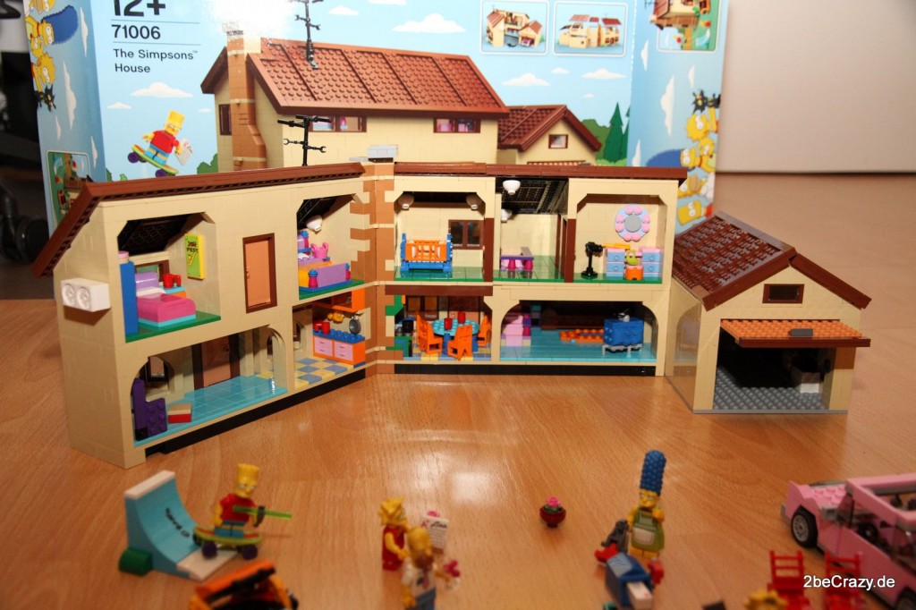 Das Simpsons Haus Von Lego Aufgebaut Und Bilder 2becrazy